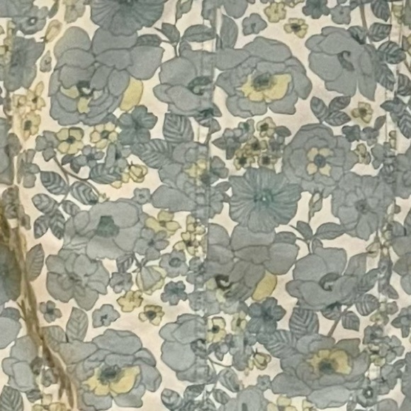 Eddie Bauer Floral Utility Jacket - Green-blue and Cream women’s size XS - Picture 4 of 4